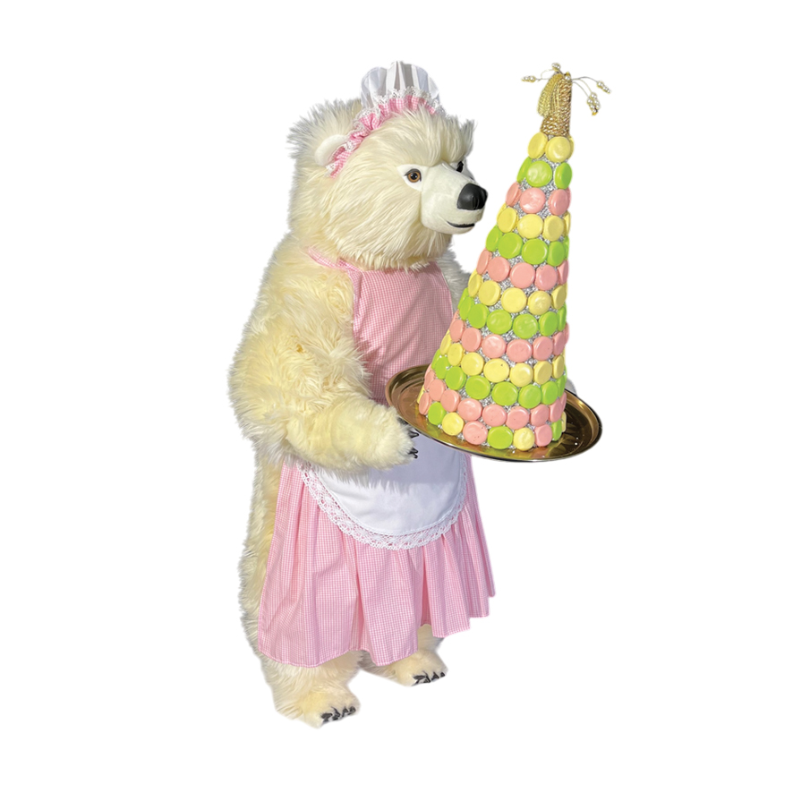 [25807] OURSONNE BLANCHE LÉONIE SERVEUSE