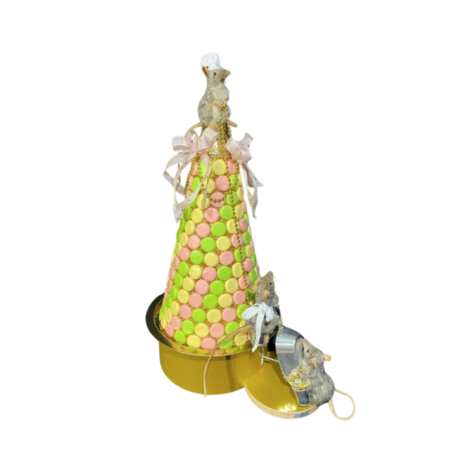 [25803] TROIS SOURIS PYRAMIDE MACARONS