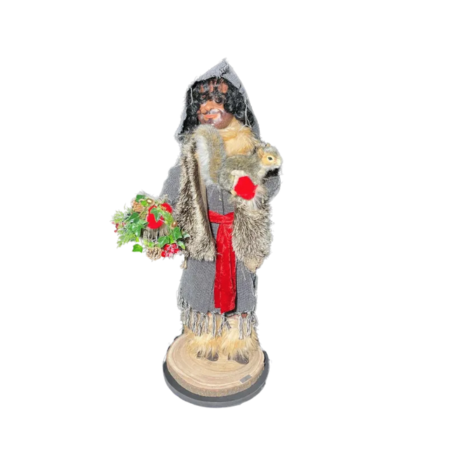 [25790N] LUTIN NOËL GAUVIN ET ECUREUIL