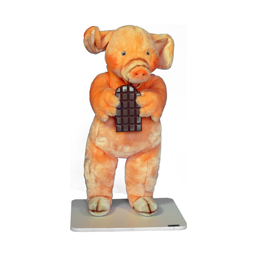 [12452L] COCHON TABLETTE DE CHOCOLAT