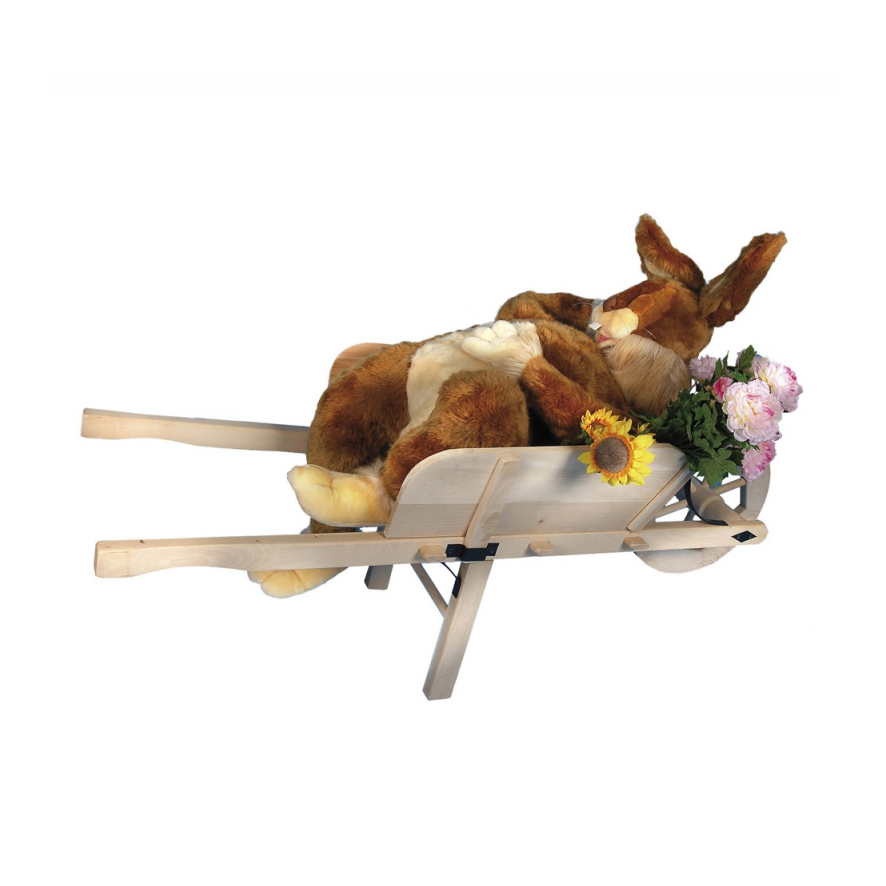 [12433L] LAPIN CARAMEL SIESTE BROUETTE