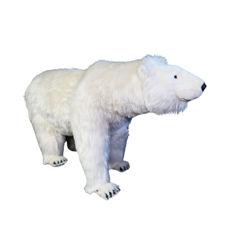 [25221L] OURS POLAIRE 4 PATTES 1,8M